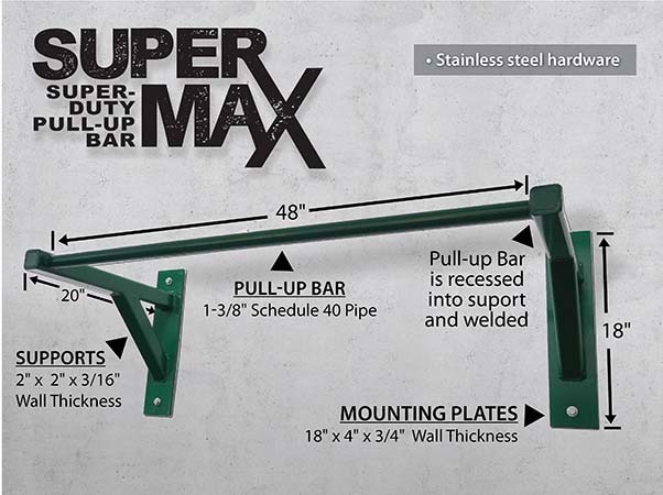 .Stayfit Supermax Pull Up Bar